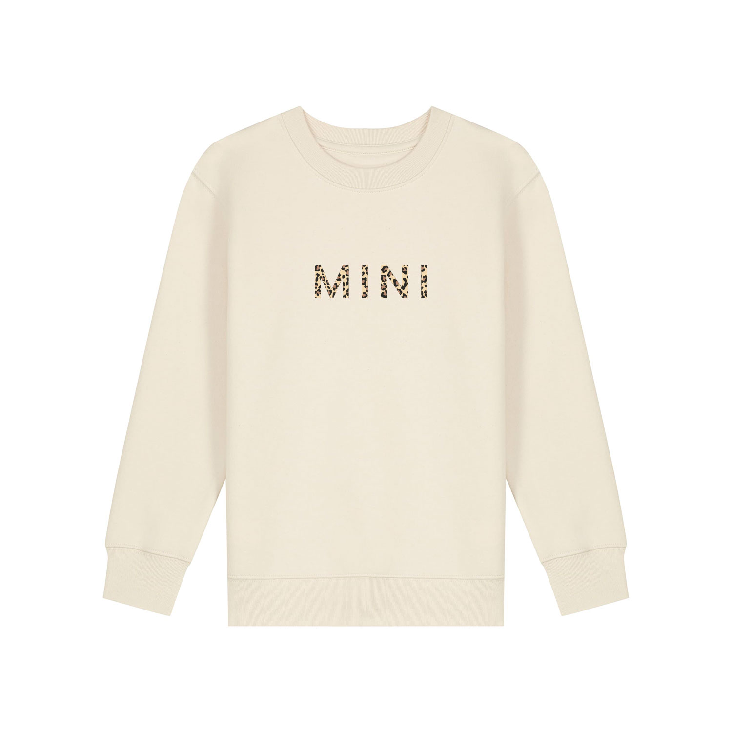 Kinder Sweatshirt Print Leo “MINI” 100% Bio-Baumwolle