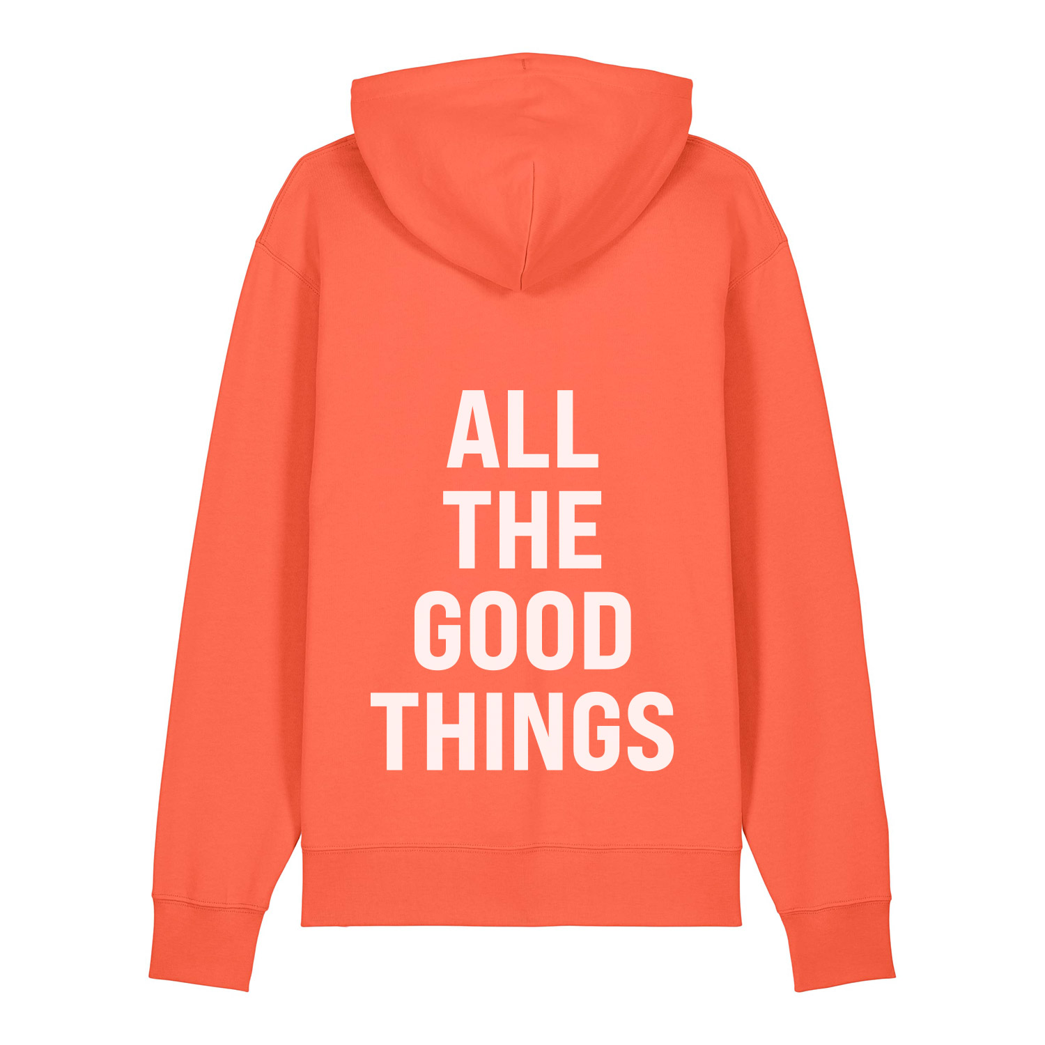 Hoodie “ALL THE GOOD THINGS” 100% Bio-Baumwolle