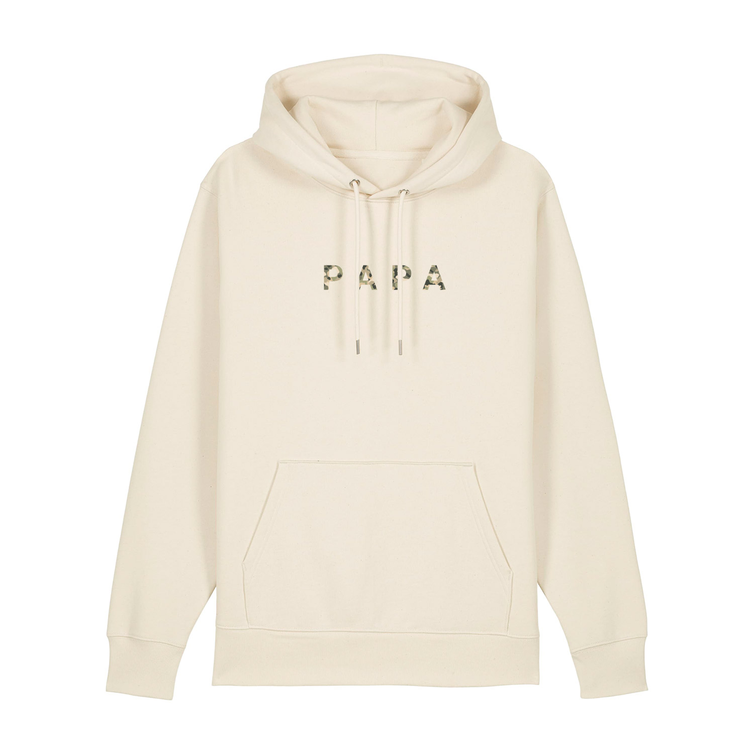 Hoodie Print Camouflage “PAPA” 100% Bio-Baumwolle