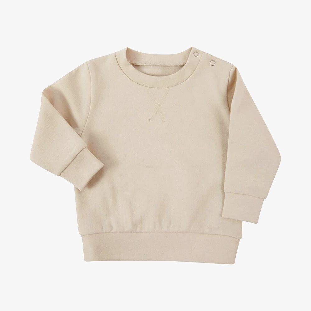 Baby Sweatshirt beige “CIAO KAKAO” 