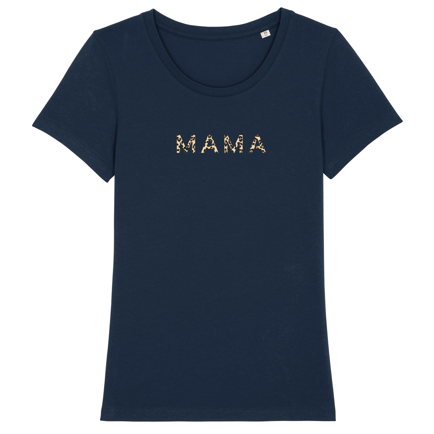 Damen T-Shirt Print Leo “MAMA” 100% Bio-Baumwolle