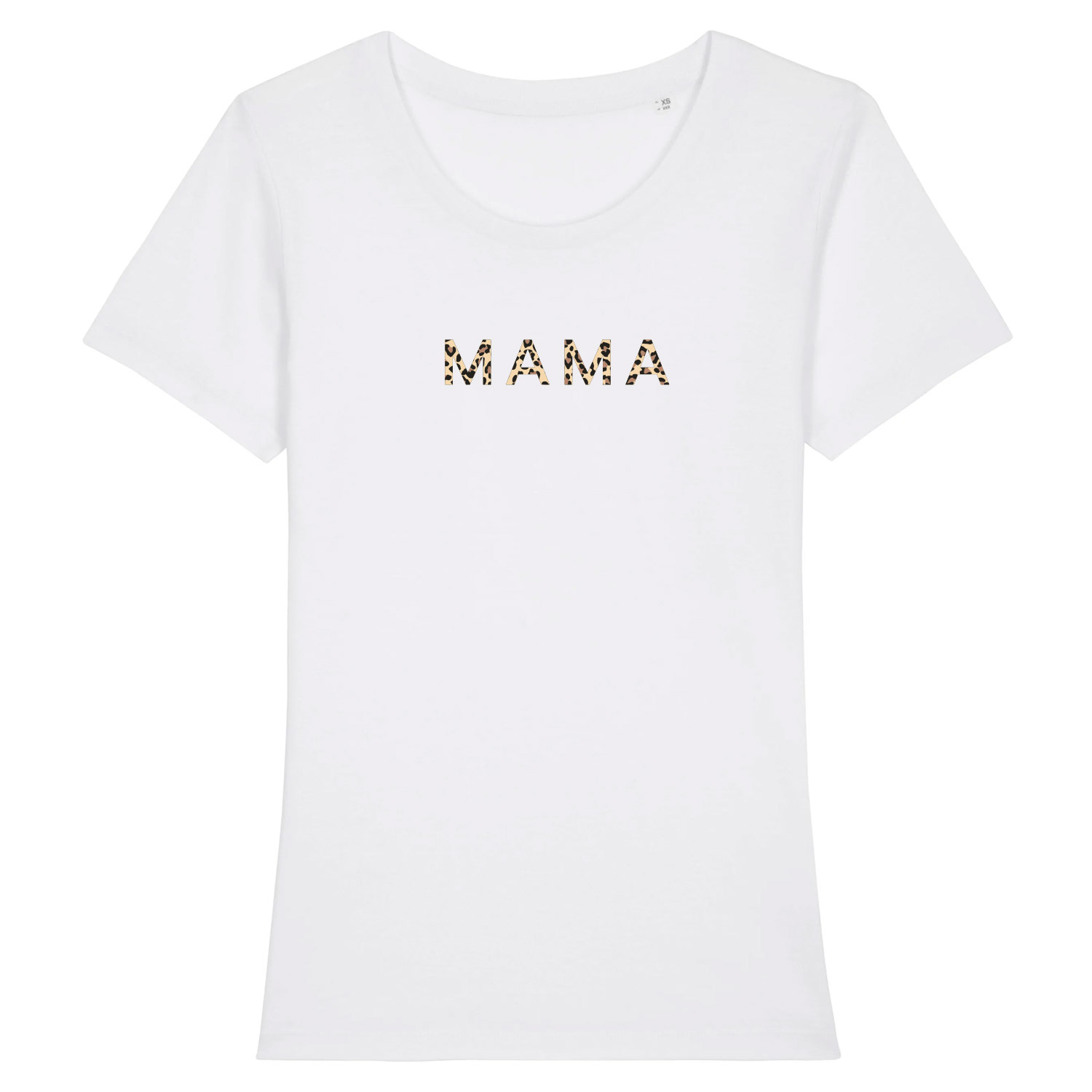 Damen T-Shirt Print Leo “MAMA” 100% Bio-Baumwolle