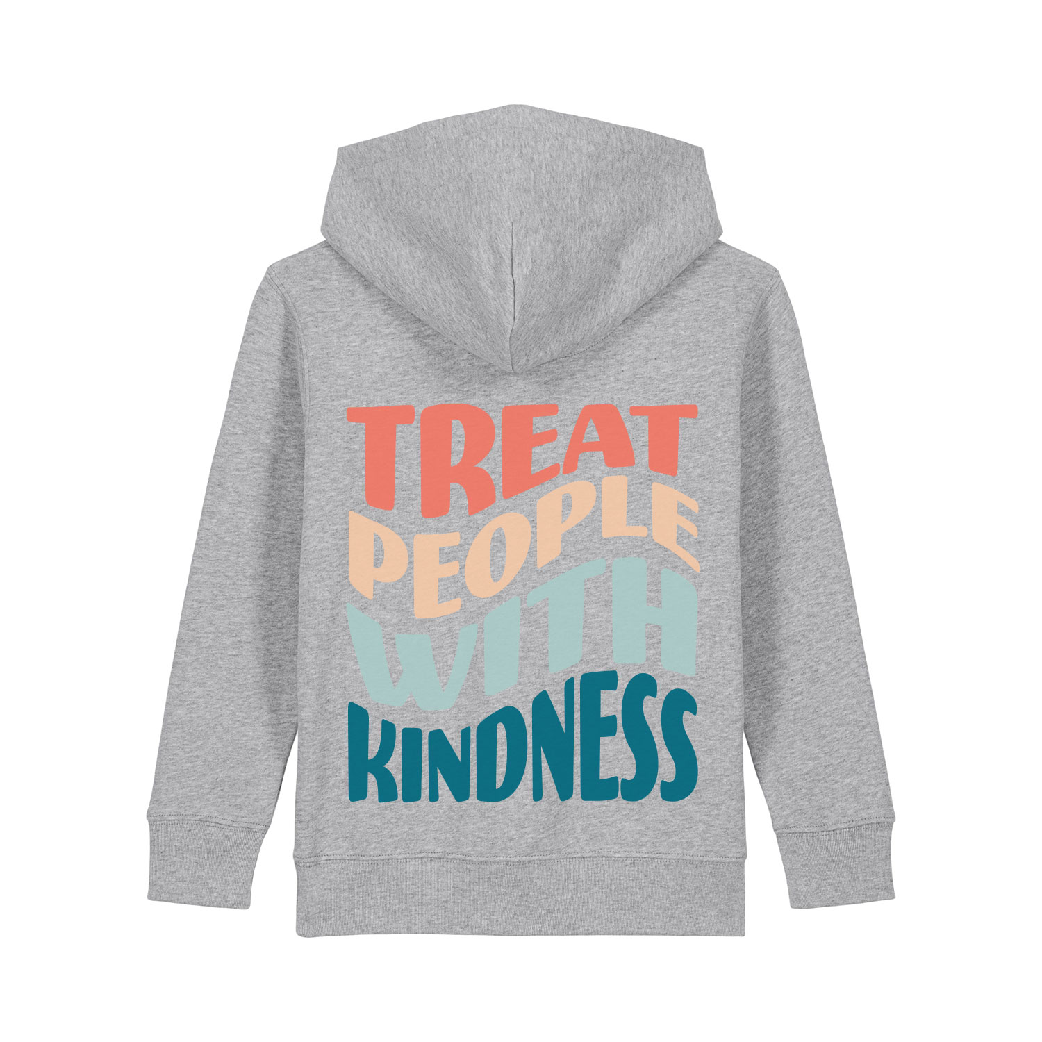 Kinder Hoodie “TREAT PEOPLE WITH KINDNESS” 100% Bio-Baumwolle