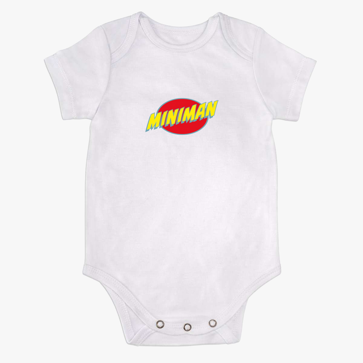 Babybody kurzarm "Miniman" 100% Bio-Baumwolle