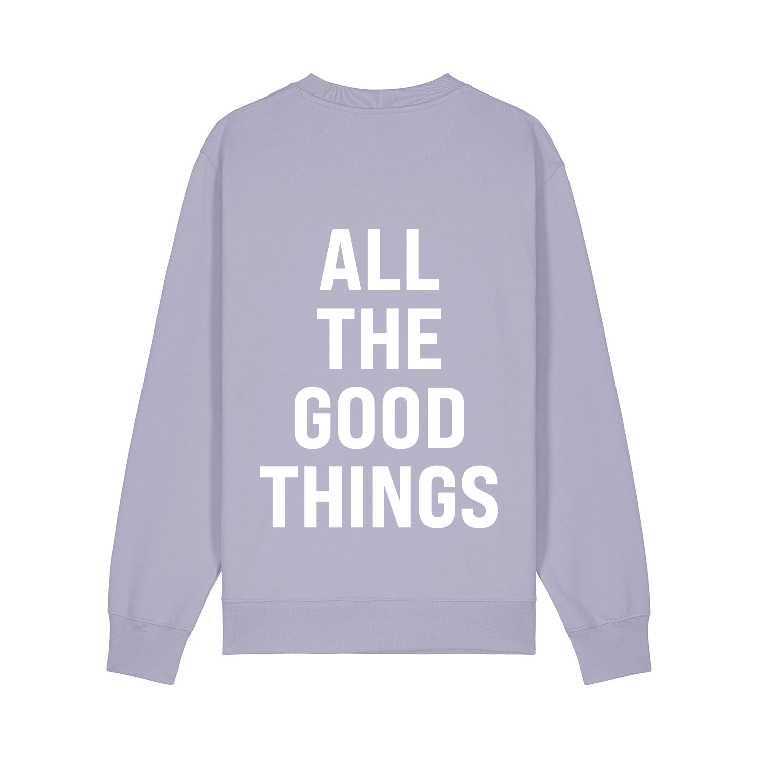 Sweatshirt “ALL THE GOOD THINGS” 100% Bio-Baumwolle