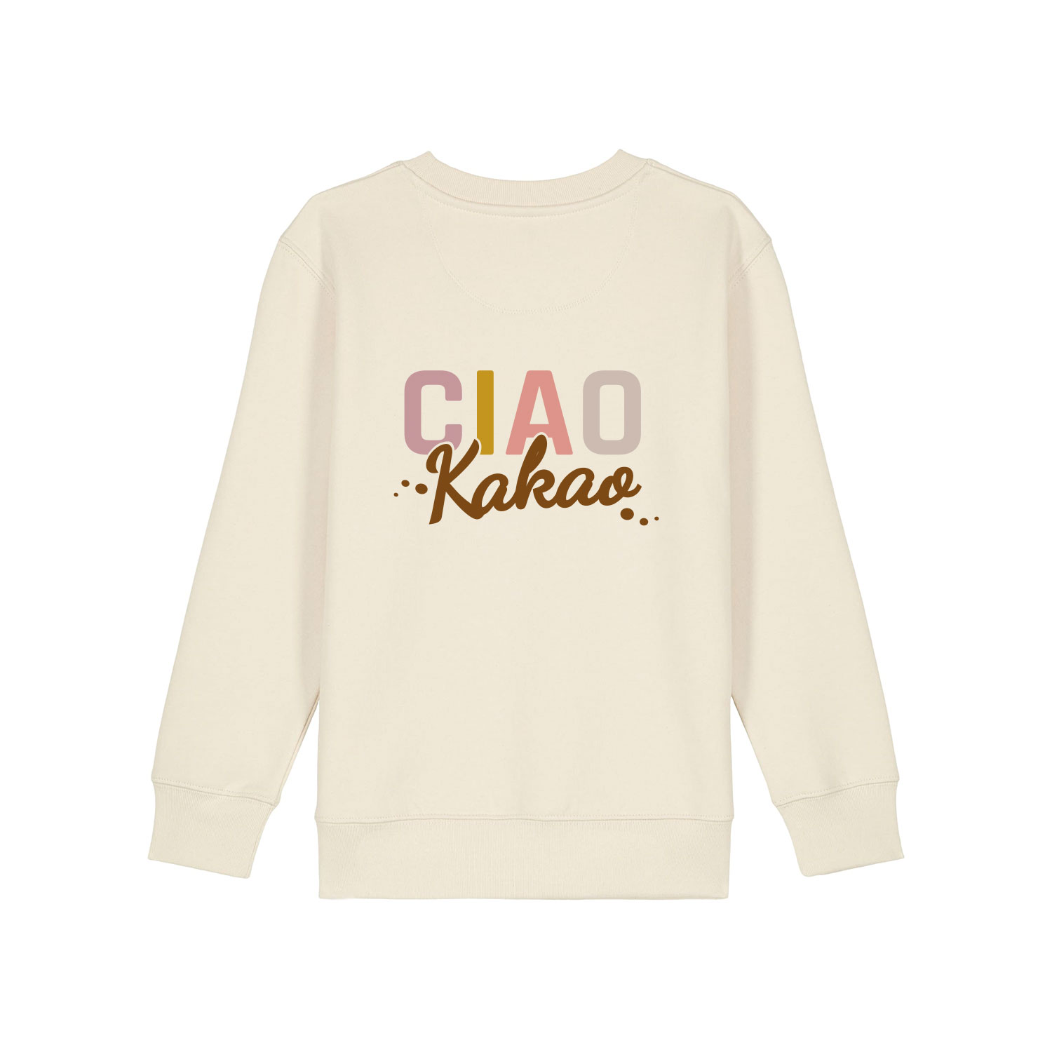 Kinder Sweatshirt “CIAO KAKAO” 100% Bio-Baumwolle