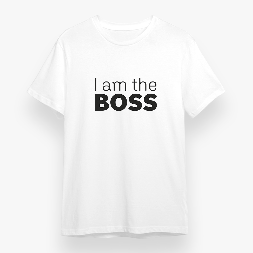 T-Shirt/Body Set "I am the (real) Boss"