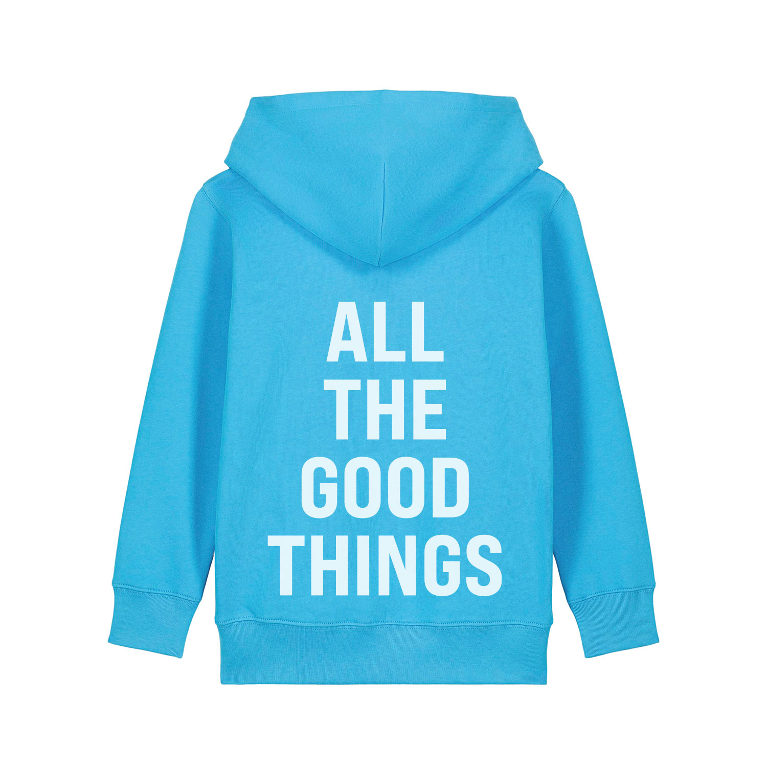 Kinder Hoodie “ALL THE GOOD THINGS” 100% Bio-Baumwolle 