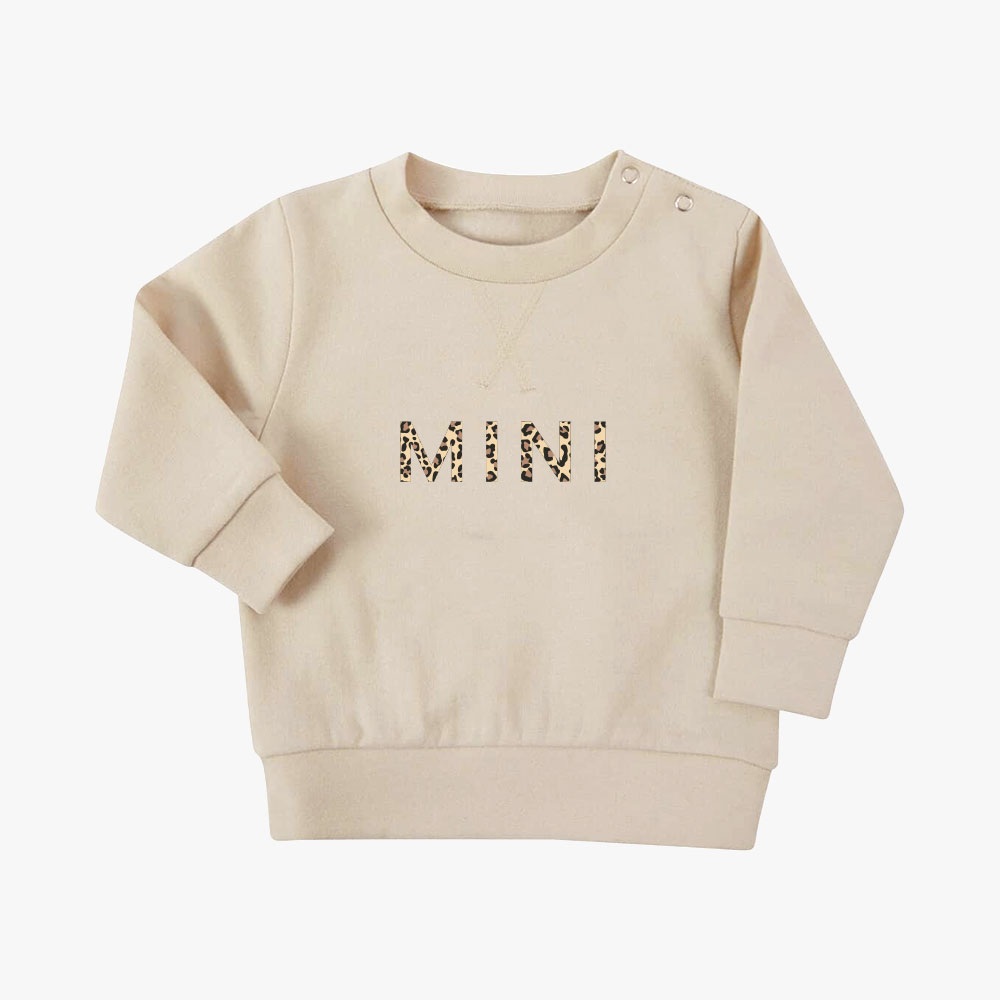 Baby Sweatshirt “MINI” Print Leo 