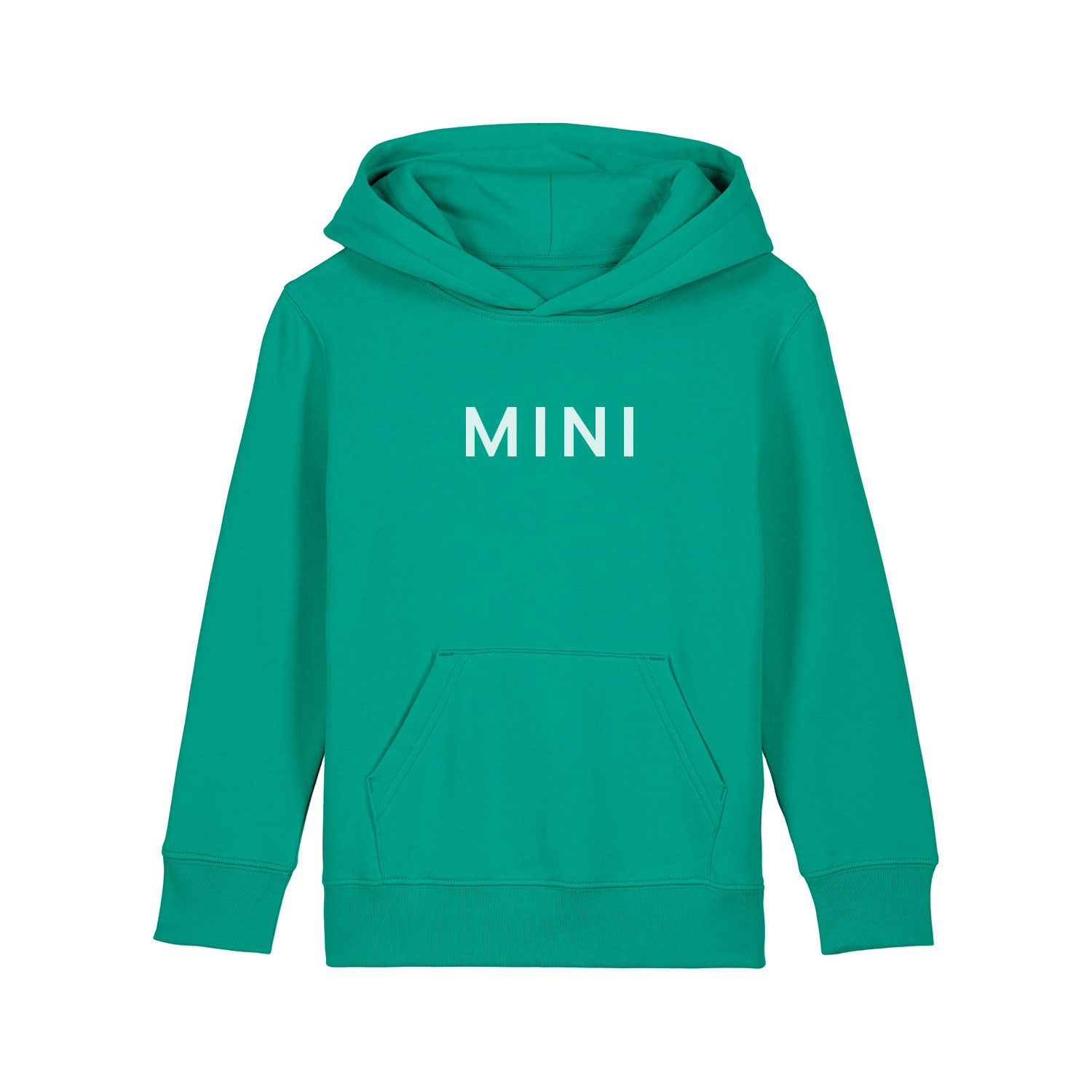 Kinder Hoodie Print Weiß “MINI” 100% Bio-Baumwolle