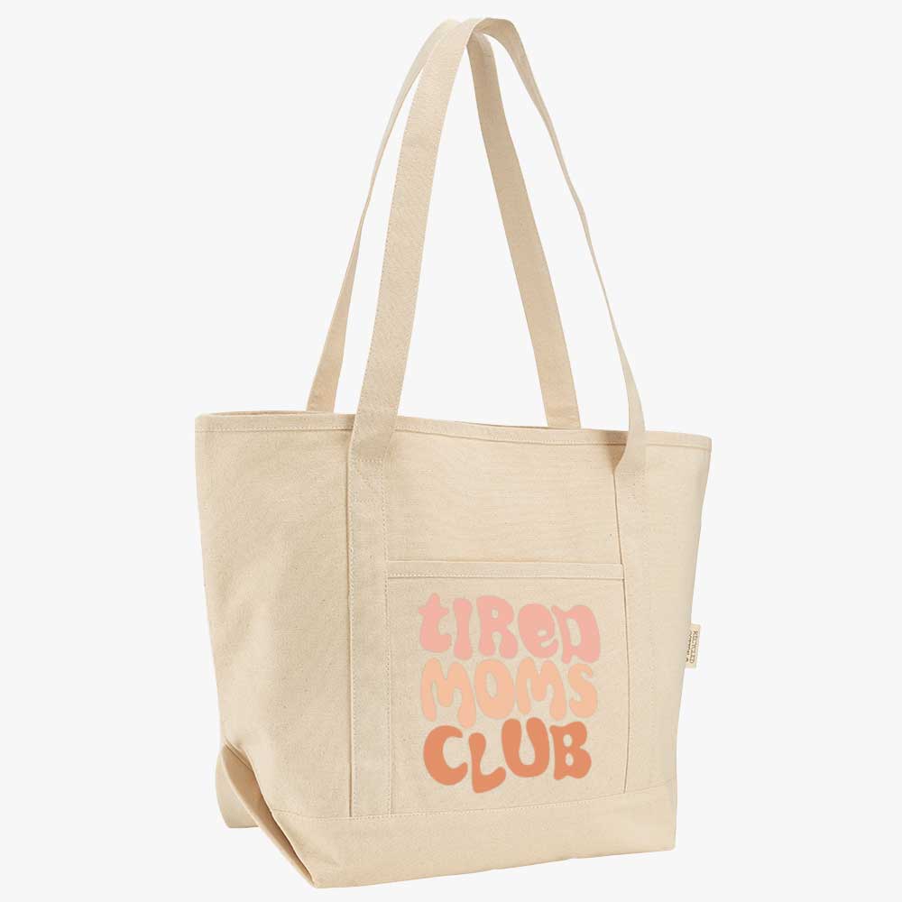 Stofftasche "Tired moms club"