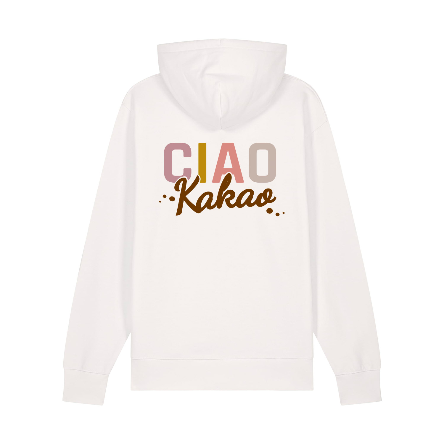 Hoodie “CIAO KAKAO” 100% Bio-Baumwolle