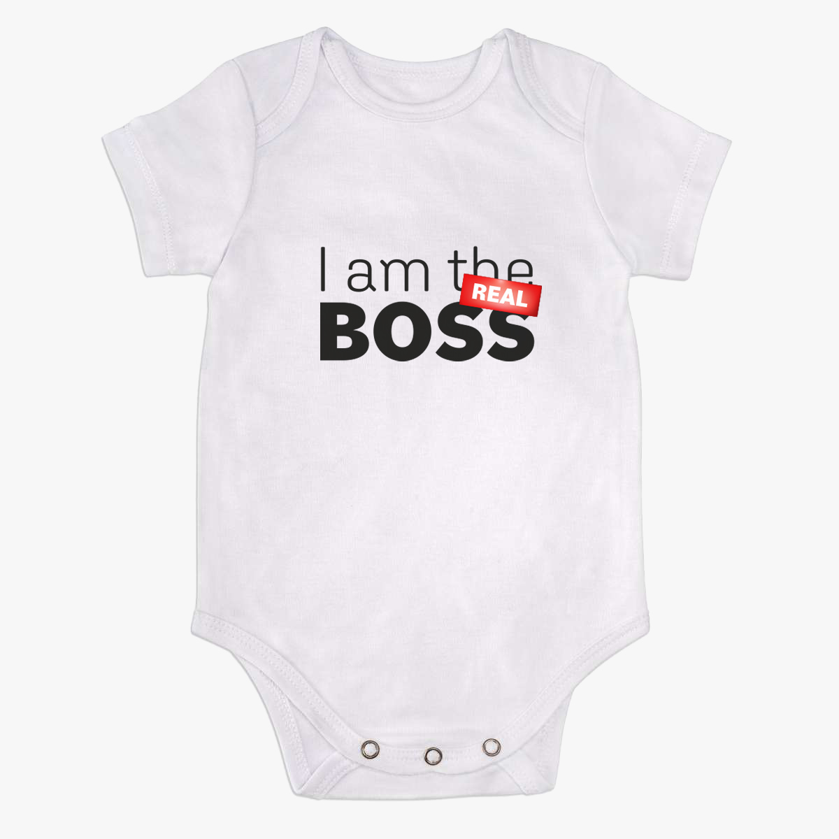 T-Shirt/Body Set "I am the (real) Boss"