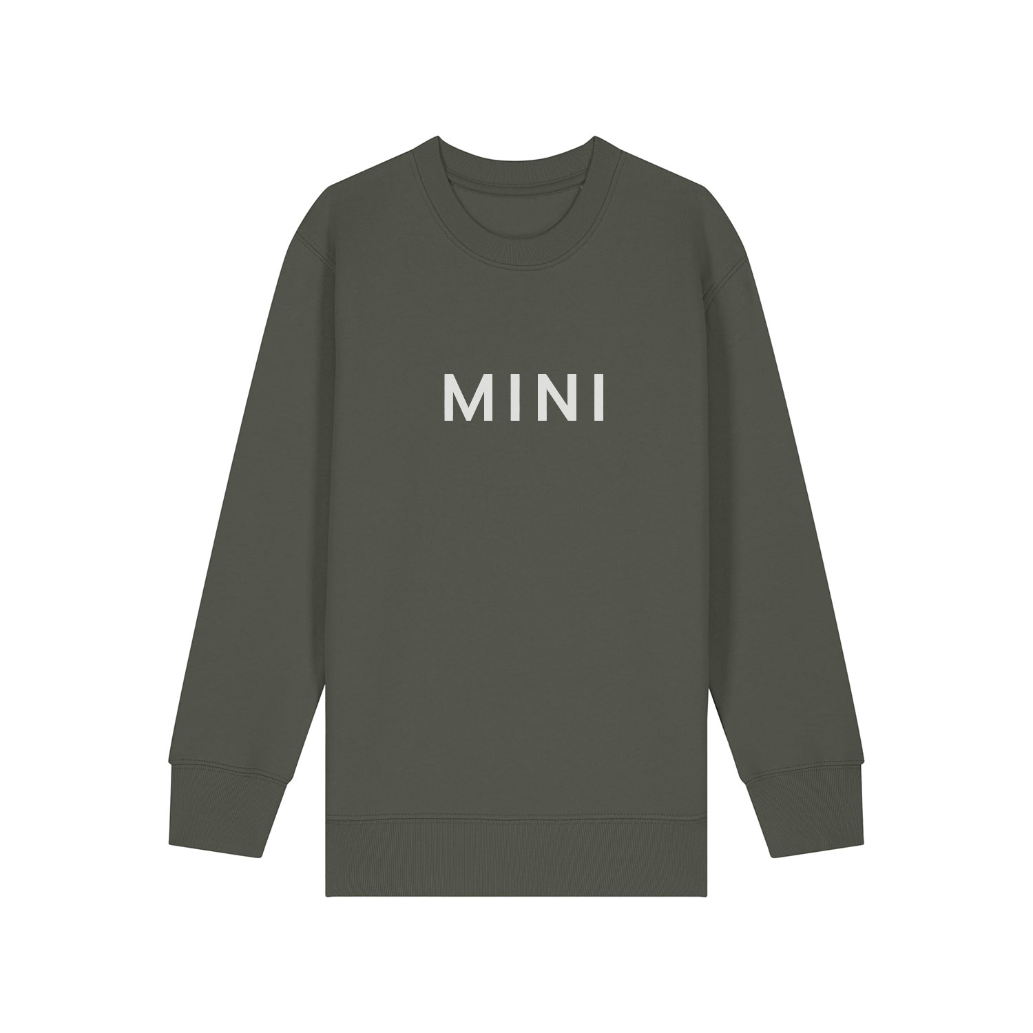 Kinder Sweatshirt Print Weiß “MINI” 100% Bio-Baumwolle